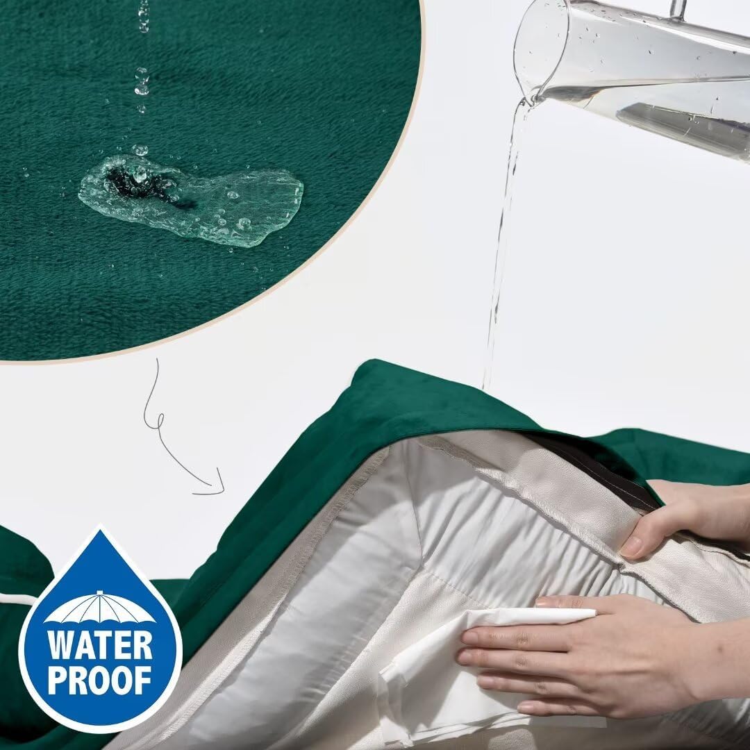 Comfort Expression Extra Large Dog Beds Jumbo Breed, Orthopedic Dog Bed Waterproof, PV Washable Pet