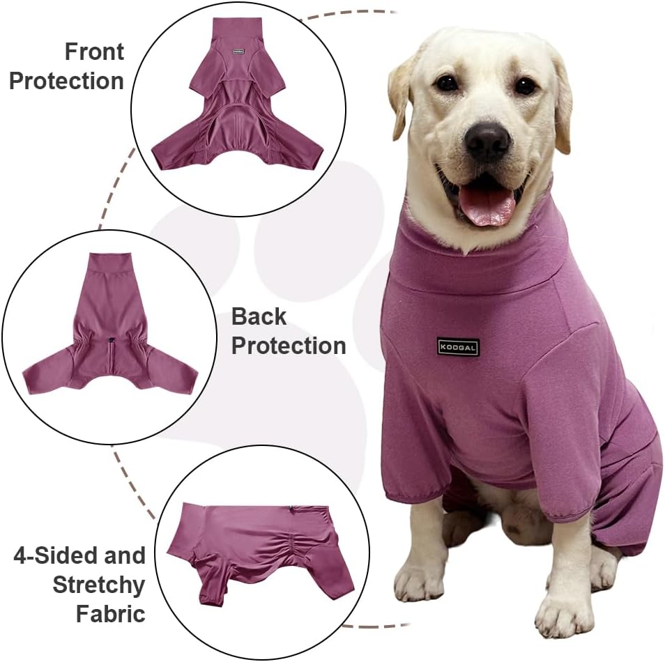 Dog Pyjamas PJS Sweater Clothes and Home Clothing Suitable for Medium to Large Breeds of Dogs, Dog