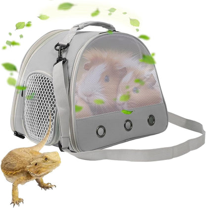 Ventilation Lizard Carrier for Bearded Dragon,Guinea Pig Carrier,Guinea Pig Carrier for 2,Reptile