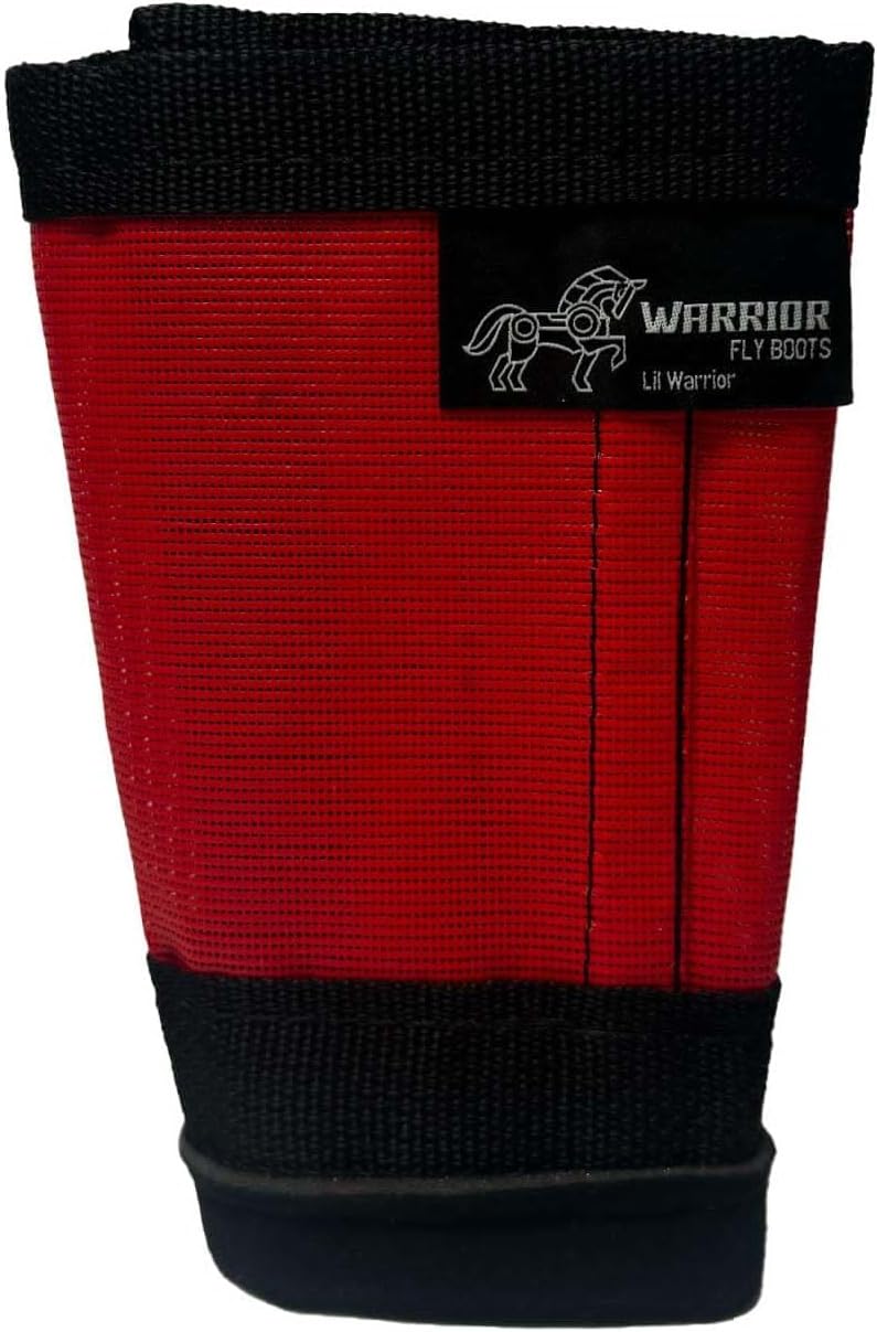 Warrior Fly Boots for Horses - Breathable Mesh Horse Boots for Fly Protection & Leg Comfort - Set
