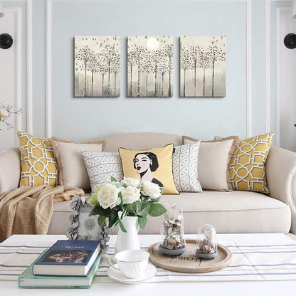 trees and birds Abstract Paintings Canvas Prints Wall Art for Bedroom Bathroom Wall Decor office