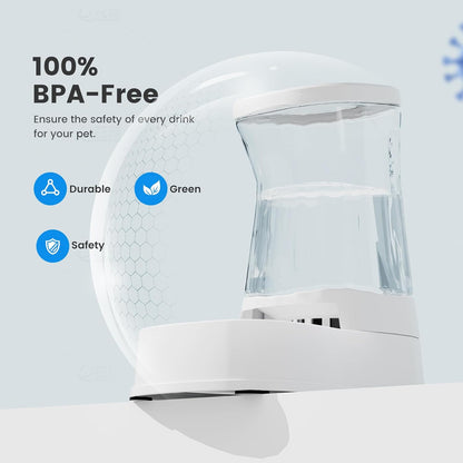 Gardner Pet Automatic Gravity Water Dispenser for Dogs, 1.0Gallon 100% BPA-Free Dog Water Bowl