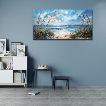 hyidecorart Wall Art For Living Room Wall Decor For Bedroom Bathroom Decoration Sunshine Ocean
