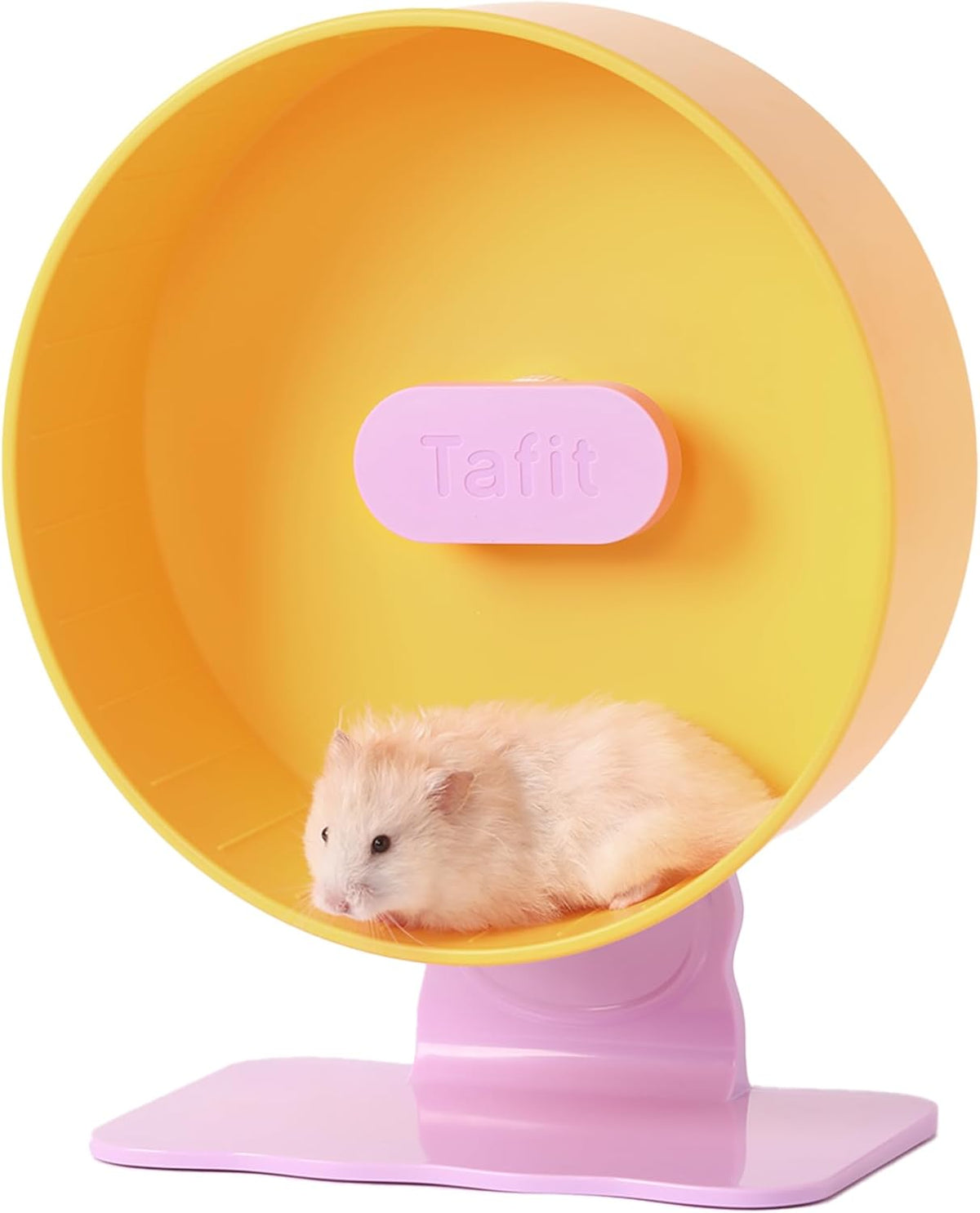 Quiet Hamster Wheel 10.2 Inch Dual-Bearings Silent Small Animals Running Exercise Wheel Height