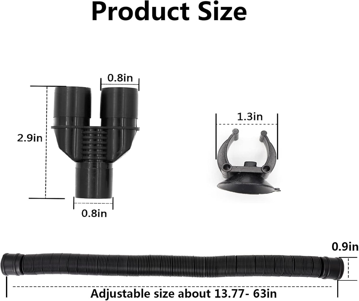 Reptile Fogger Extension Tube, Accessories of Reptile Humidifier Mister Suitable for Reptiles
