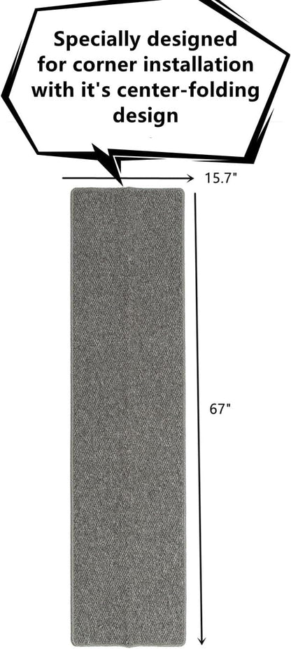 SHENGOCASE Thickened Cat Wall Corner Climbing Carpet, Cat Wall Furniture, Wall Corner Scratcher