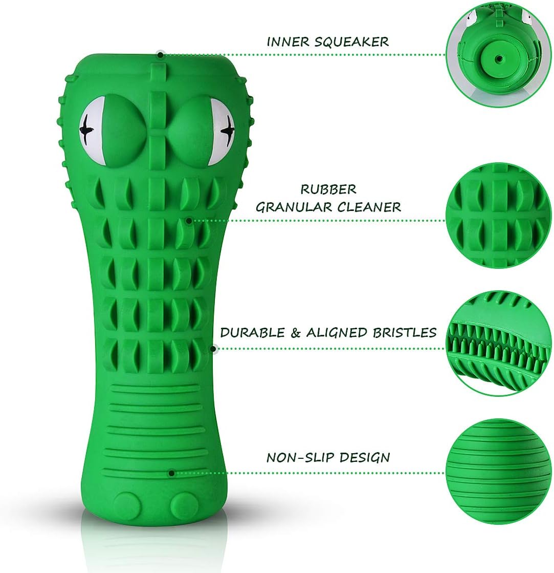 Dog Toys for Aggressive Chewers Large Medium Breed, Indestructible Dog Toothbrush Chew Toys