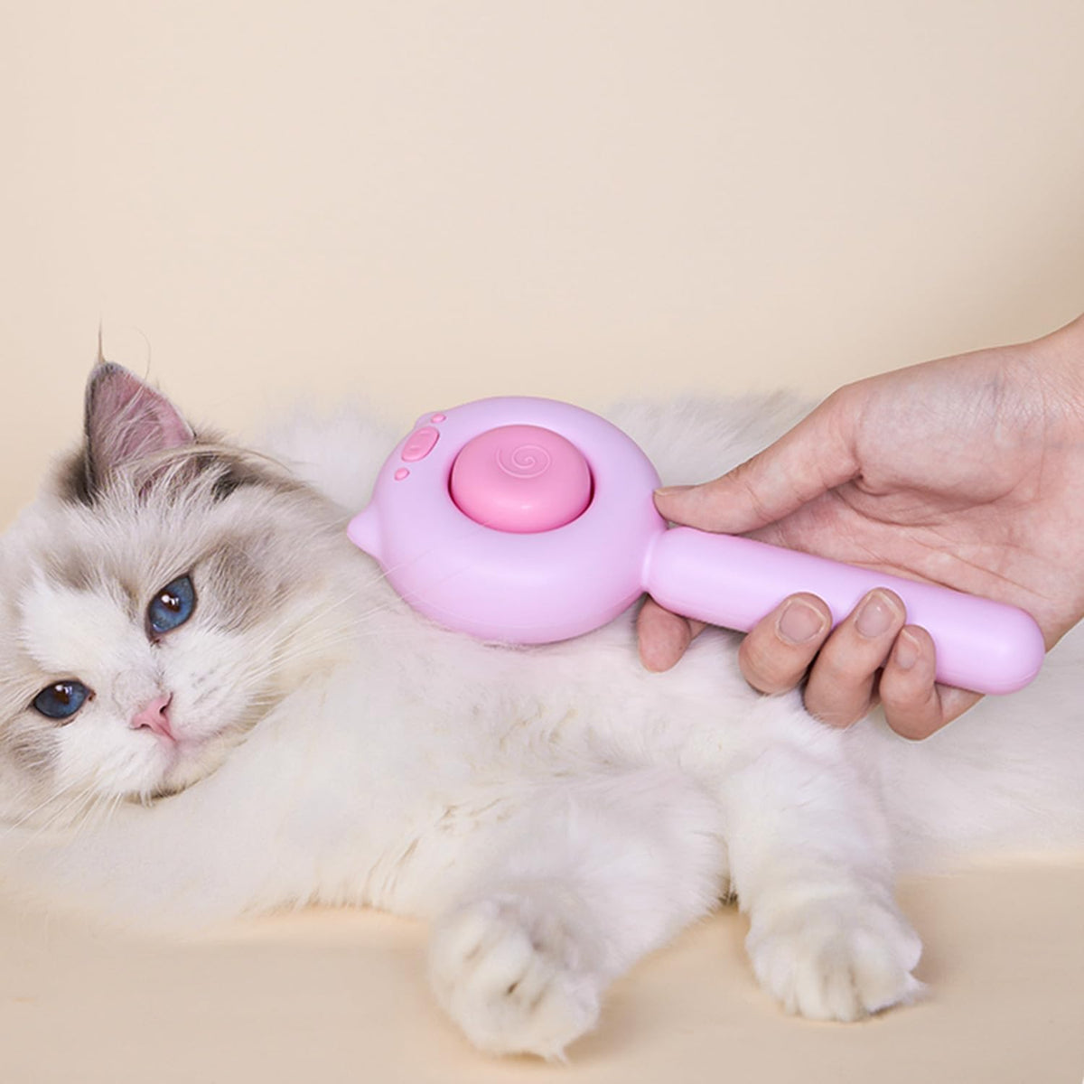 Cat Brush Dog brushes with Release Button for Shedding Grooming, fit for Long or Medium Haired