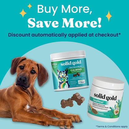 Solid Gold Cat & Dog Multivitamin Powder - Kelp Powder, Omega 3 & Vitamins for Dental, Digestive