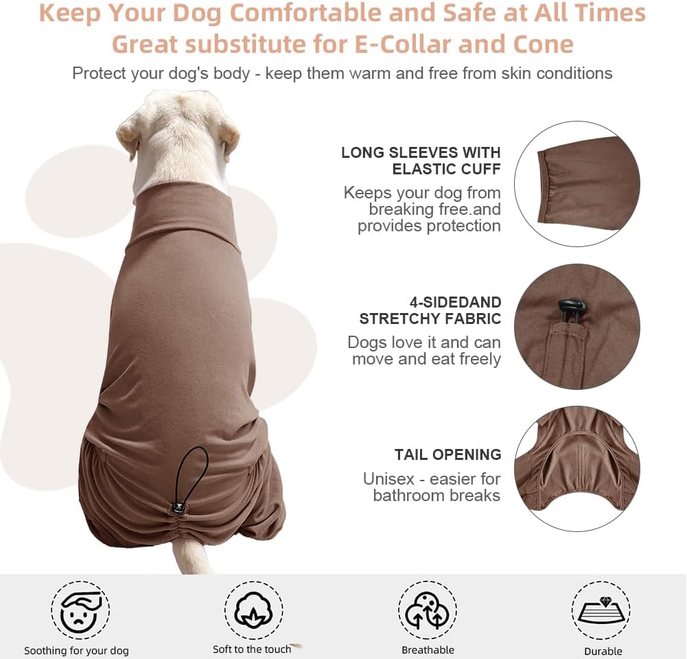 Dog Pyjamas PJS Sweater Clothing and Home Clothing Suitable for Medium to Large Breeds of Dogs, Dog
