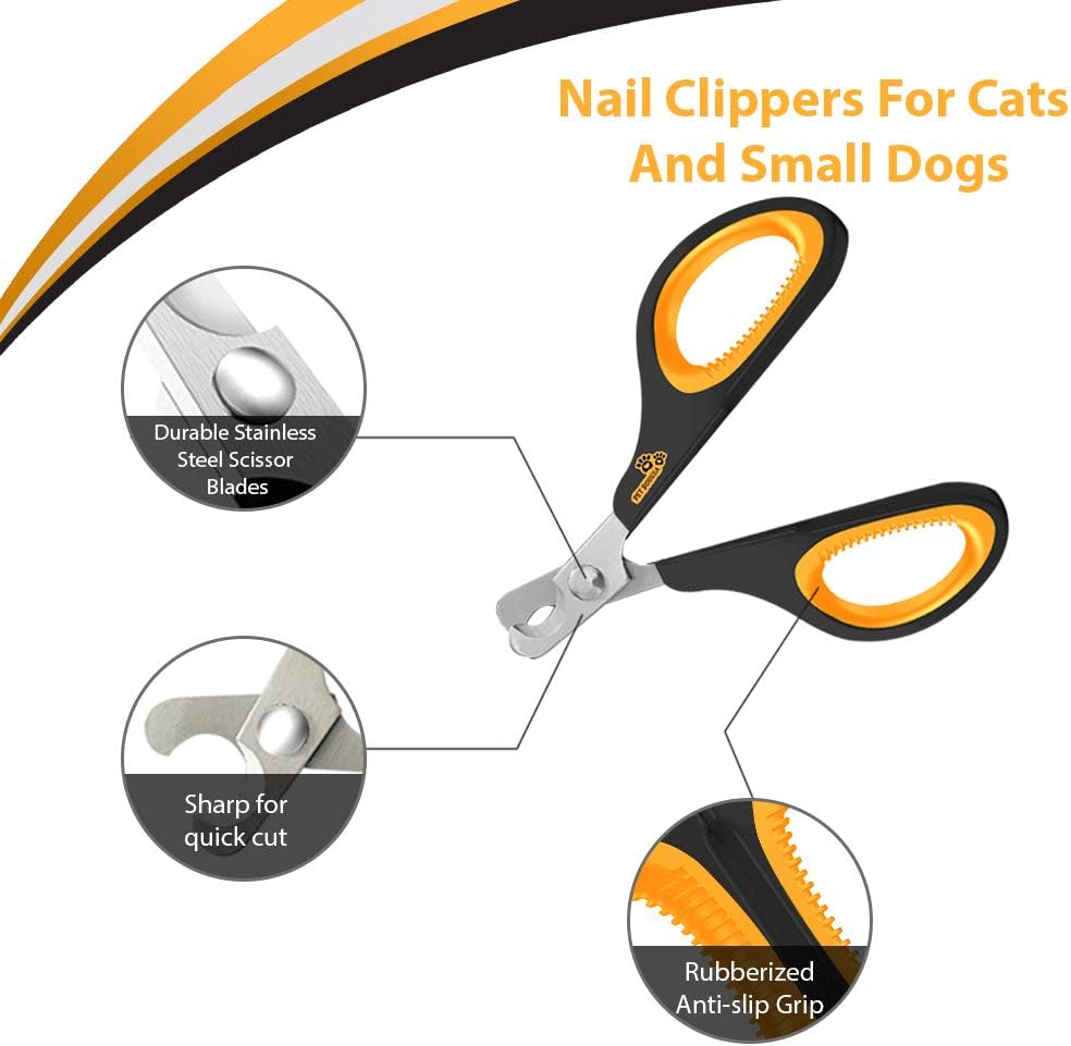Cat Nail Clipper - Professional Cat Claw trimmer & Cat Claw Clipper - Cat Nail Trimmers Suits All