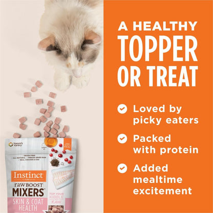 Instinct Raw Boost Mixers, Freeze Dried Cat Food Toppers with Functional Ingredients, Grain Free