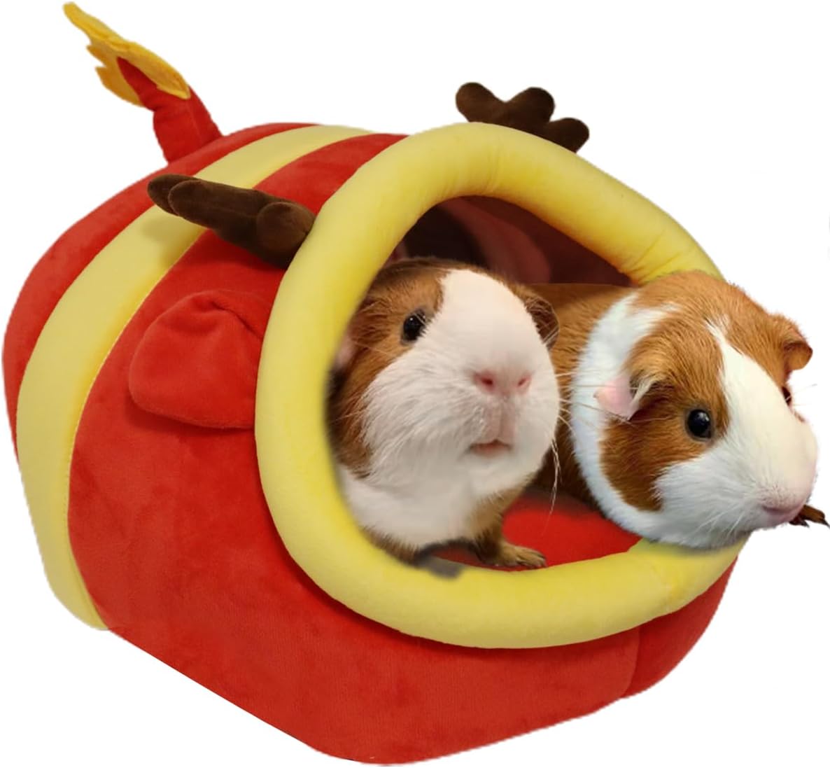 Guinea Pig Bed House & Hideout for Rat Bearded Dragon Hedgehog Ferret to Sleep and Hide, Guinea Pig