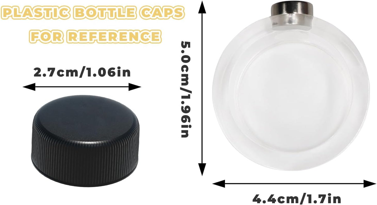 2 Pack Jumping Spider Enclosure Accessories, Leak-Proof Jumping Spider Feeding Dish with Magnet