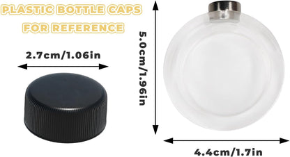 2 Pack Jumping Spider Enclosure Accessories, Leak-Proof Jumping Spider Feeding Dish with Magnet