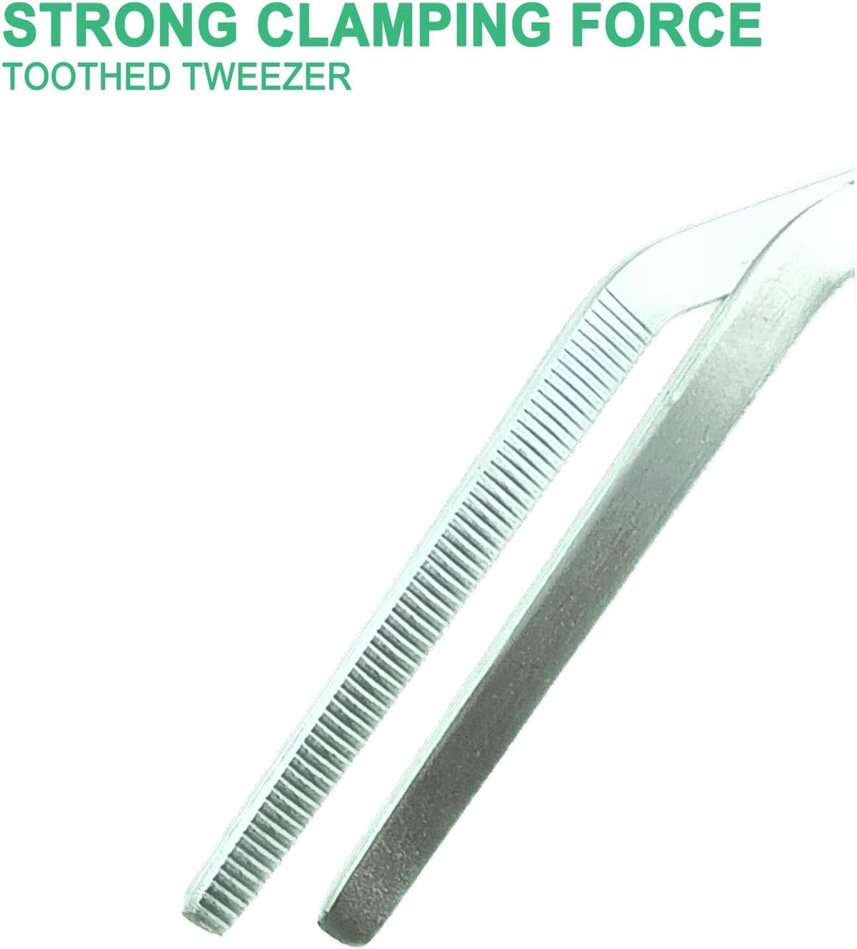 18.9 inch Aquarium Tweezers with Hanger, 2025 New Extra Long Feeding Tongs, Stainless Steel Large