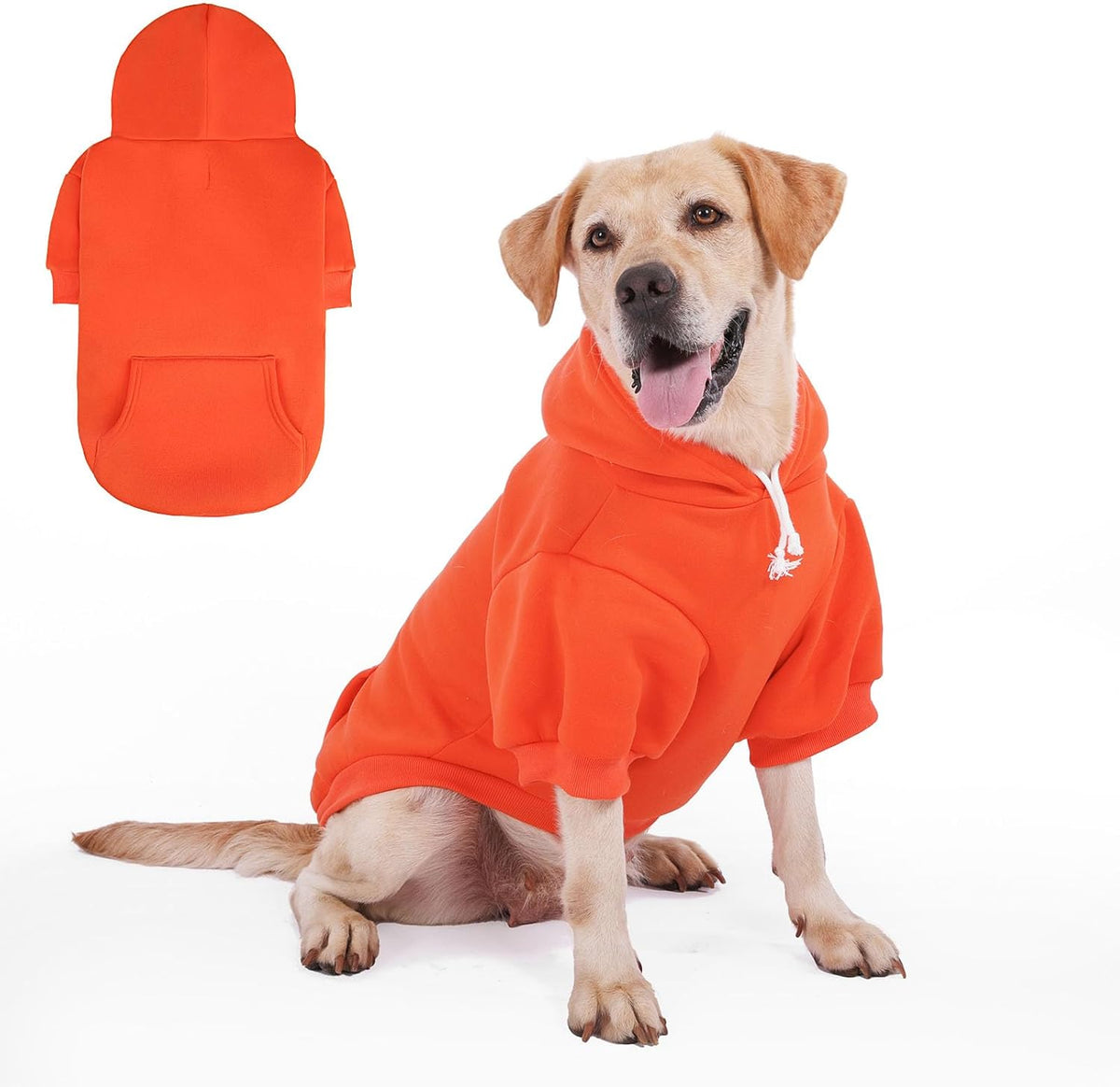 KOOLTAIL Fall Dog Hoodie - Soft & Warm Dog Thanksgiving Sweater with Leash Hole and Pocket, Pet