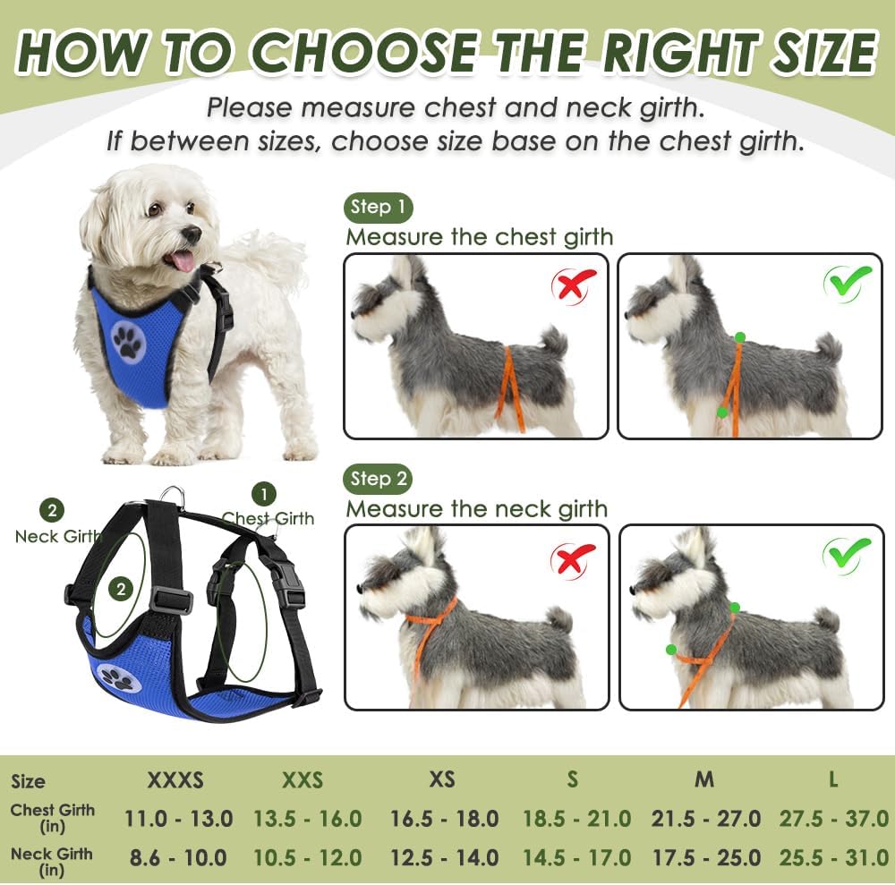 SlowTon Dog Seat Belt Harness for Car, Dog Car Harness Adjustable Mesh Breathable & Dog Seatbelt