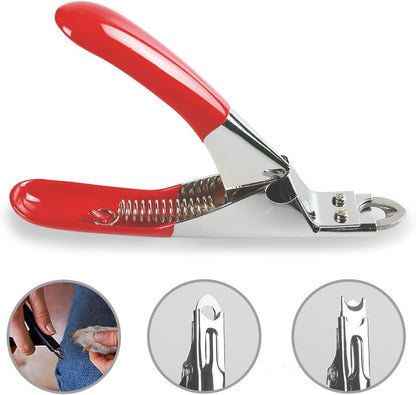 Dog Cat Pets Nail Clippers, Professional Pets Claw Trimmer with Free Nail File, Sharp Stainless