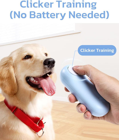Clink Design Clicker Dog Trainer & Dog Treat Pouch Alternative, Puppy Essentials Dual Use 2 in 1