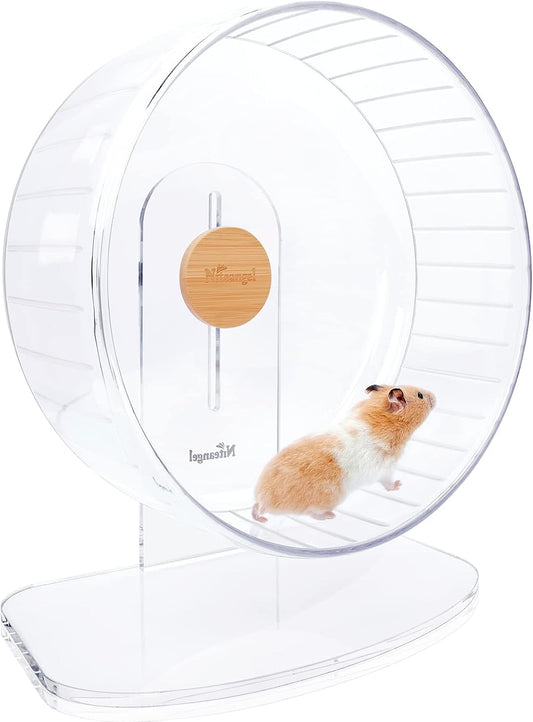 Niteangel Super-Silent Hamster Exercise Wheels - Quiet Spinner Hamster Running Wheels with