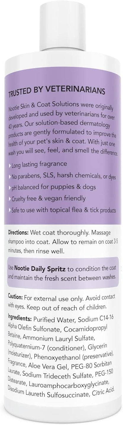 Nootie - Pet Shampoo for Sensitive Skin - Revitalizes Dry Skin & Coat - Natural Ingredients