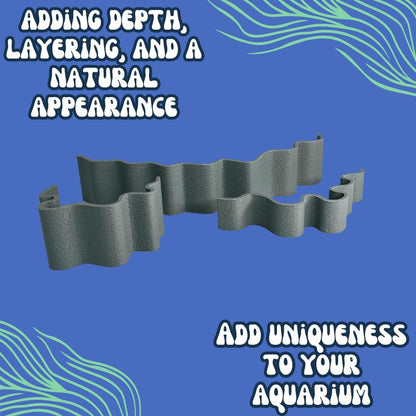 REEFSHAPE Aquarium or Terrarium Substrate Cliffs Combo Pack | Separate Substrate Layers in