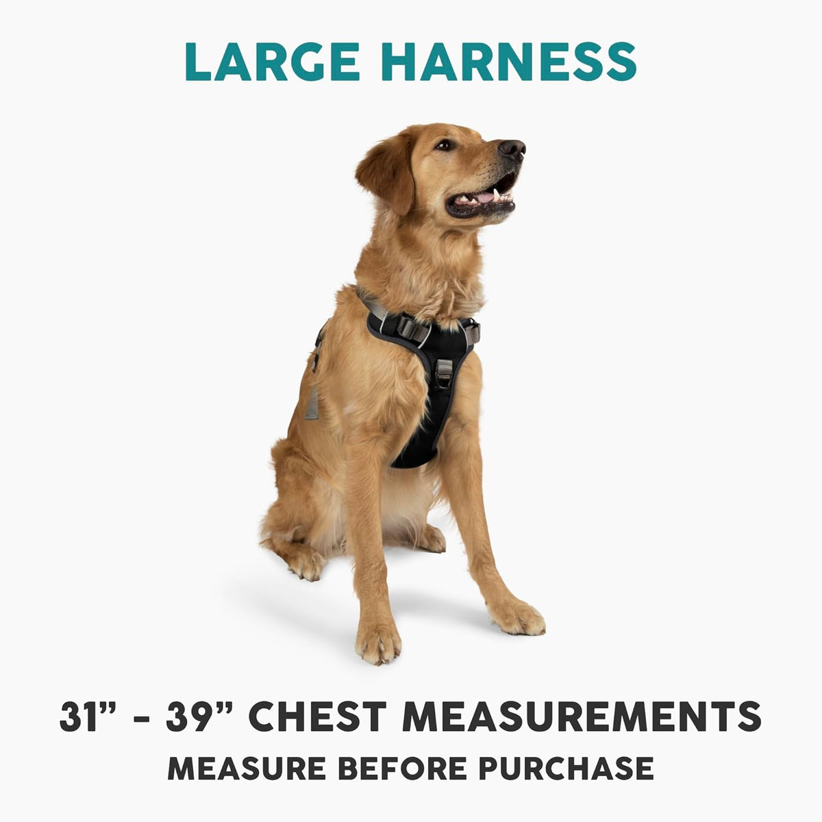 Embark Adventure Dog Harness, Reflective Trim No Pull Dog Harness for Large Dogs - Military Grade