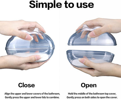 Hamster Bathtub,Hamster Bathroom,Small Animal Habitat Décor,Sand Bath Container Transparent