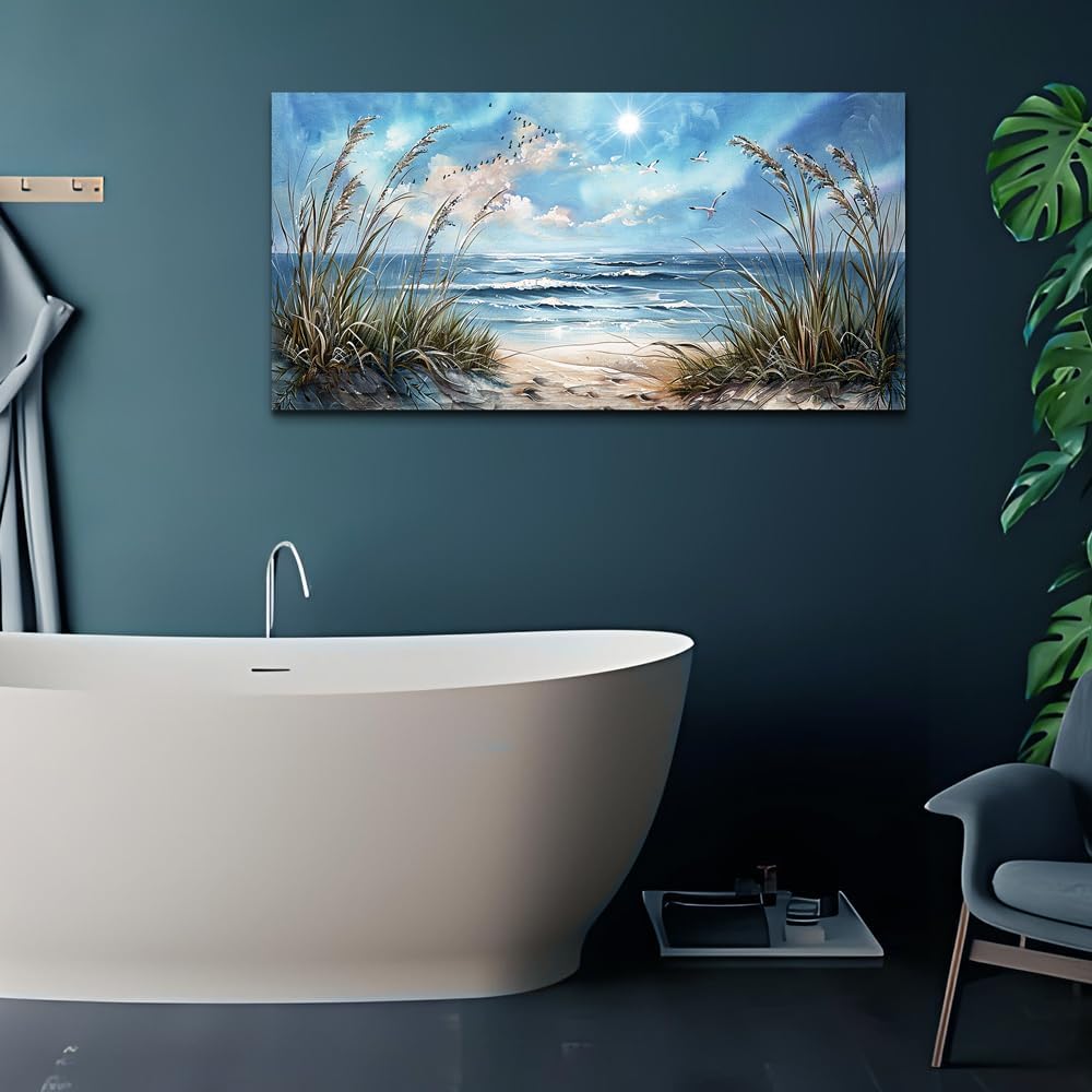 hyidecorart Wall Art For Living Room Wall Decor For Bedroom Bathroom Decoration Sunshine Ocean