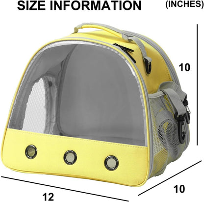 Bearded DragonTravel Cage,Lizards Carrier, Small Animal Travel Carrier for Hedgehog Rat Parrot Bird