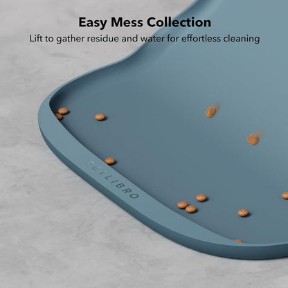 PETLIBRO Dog Food Mat, Safety Silicone Cat Food Mat for Feeder & Fountain, Waterproof Dog Bowl