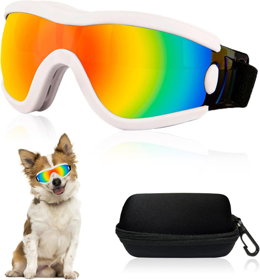 Dog Goggles Small Breed Dog Sunglasses with Adjustable for UV Protection Eyewear Doggy Doggie Puppy