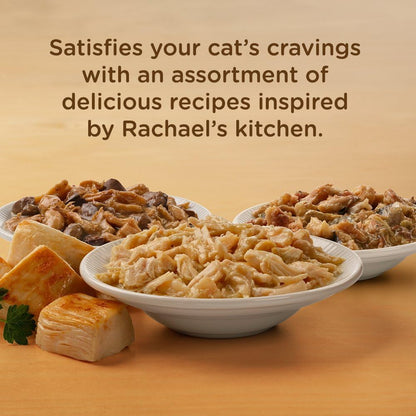 Rachael Ray Nutrish Premium Wet Cat Food, Chicken Lovers Variety Pack, Grain Free, 2.8 Oz. Tub