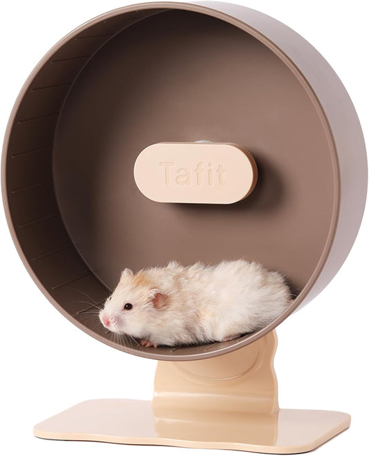 Quiet Hamster Wheel 10.2 Inch Dual-Bearings Silent Small Animals Running Exercise Wheel Height