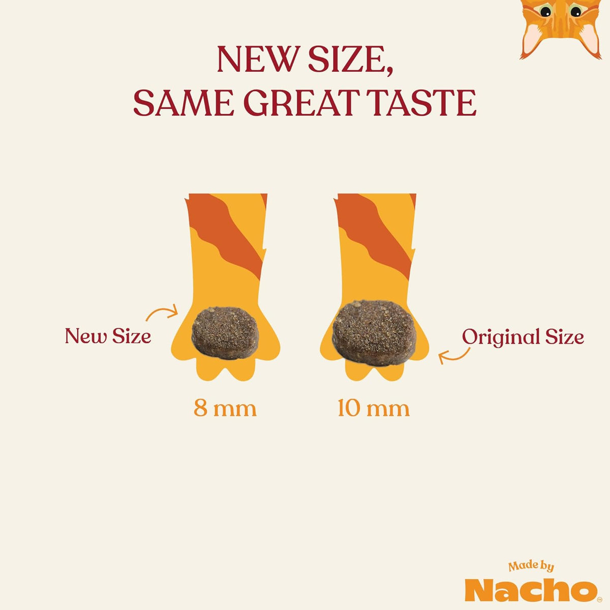 Made by Nacho Dry Cat Kibble 4lb Bag, High Protein and Grain-Friendly Premium Cat Food, Cage-Free