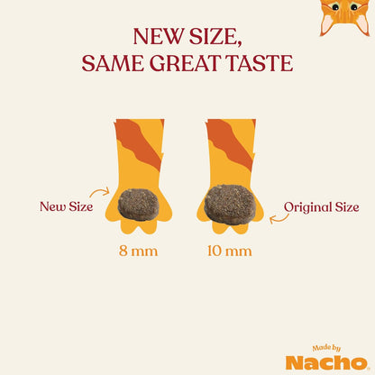 Made by Nacho Dry Cat Kibble 4lb Bag, High Protein and Grain-Friendly Premium Cat Food, Cage-Free