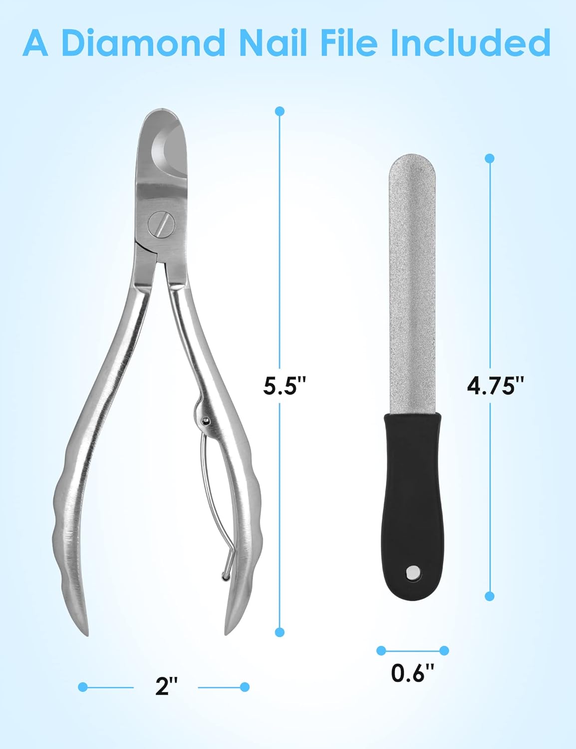 Gobeigo Upgrade Wide Open Dog Nail Clippers for Large Dogs Cut Like Butter, Heavy Duty Dog Nail