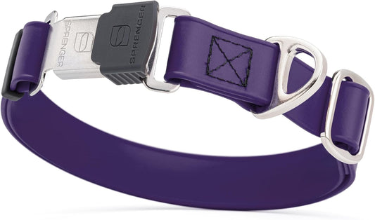 Dogline Biothane Waterproof Dog Collar with Herm Sprenger Stainless Steel Quick Release Buckle