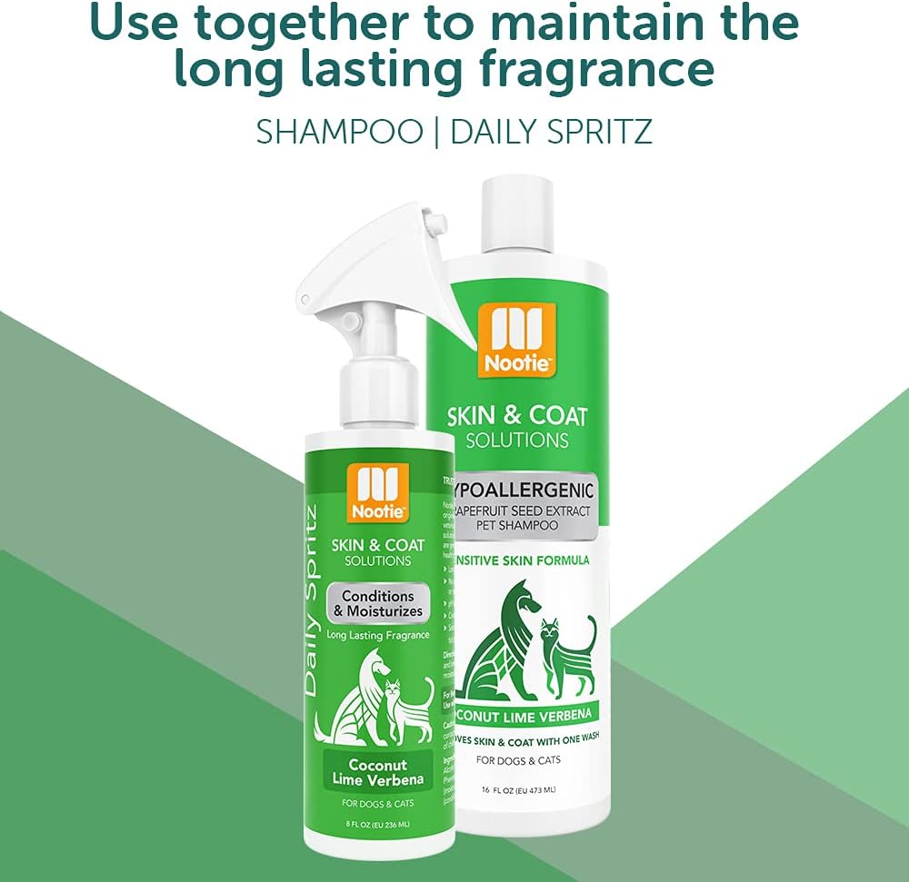Nootie - Pet Shampoo for Sensitive Skin - Revitalizes Dry Skin & Coat - Natural Ingredients
