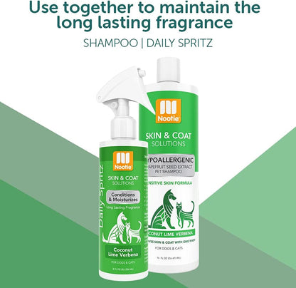 Nootie - Pet Shampoo for Sensitive Skin - Revitalizes Dry Skin & Coat - Natural Ingredients