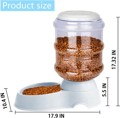 Automatic Dog Feeders, Dog Feeder Dispenser for Large Dogs, 3 Gallon Gravity Automatic Dog Cat