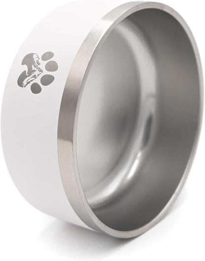 Stainless Steel Dog Bowl for Small-Large Dogs | Double Wall Insulated, Non-Slip Base Heavy Duty