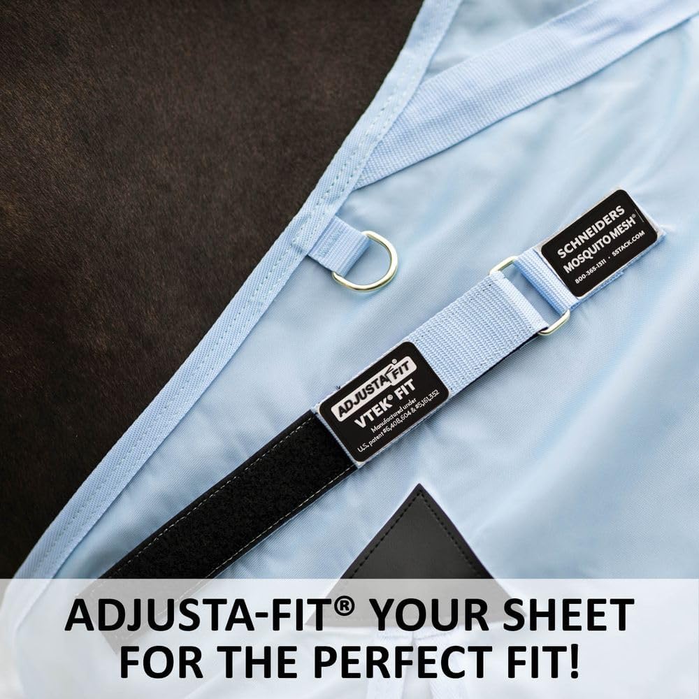 Schneiders Mosquito Mesh II Adjusta-Fit Horse Fly Sheets | Insect & UV Protection for Horses |