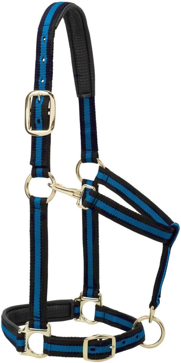 Weaver Equine Nylon Horse Halter, Triple-Ply Cheek Design, Original Non Adjustable Halters for