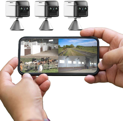 NomadEye Wireless Horse Trailer Camera – 4K Live Video & 2-Way Audio – WiFi Connect – Magnetic