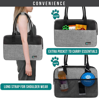 PetAmi Dog Purse Carrier for Small Dogs, Airline Approved Soft Sided Pet Carrier with Pockets