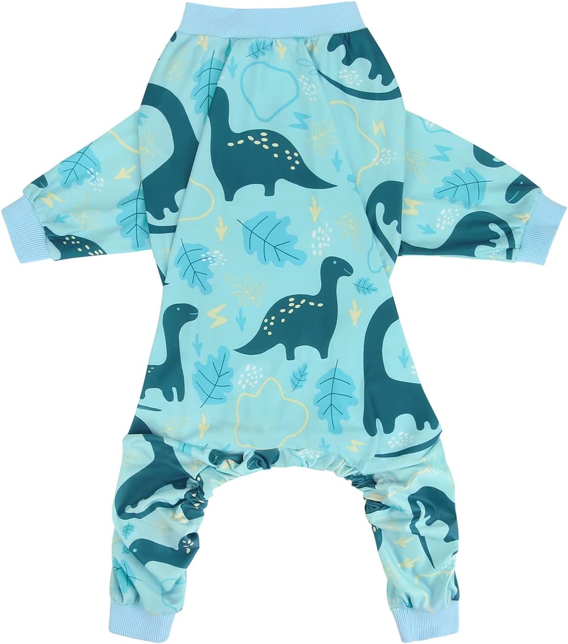 HDE Dog Pajamas One Piece Jammies Jumpsuit Pet Clothes Outfit Stretchy Lightweight Comfy Shirt Pjs