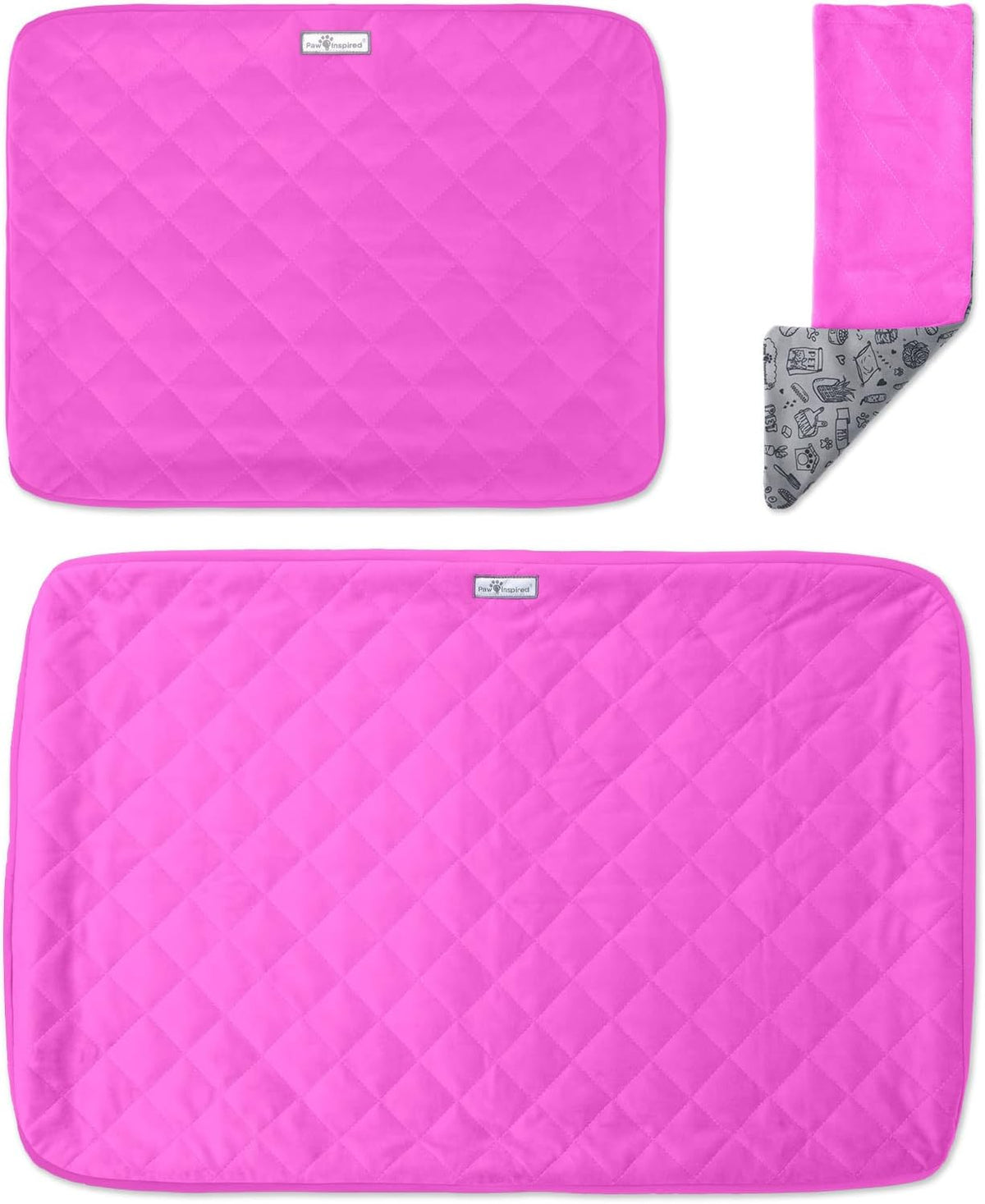 Paw Inspired Fitted Fleece Cage Liner Set for Ferret Nation, Critter Nation Single Unit (Bottom Pan