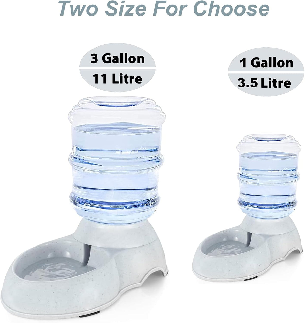 Pet Water Dispenser Station for Large Dogs and Cats,3 Gallon/11L Gravity Automatic Feeder, Cat Dog